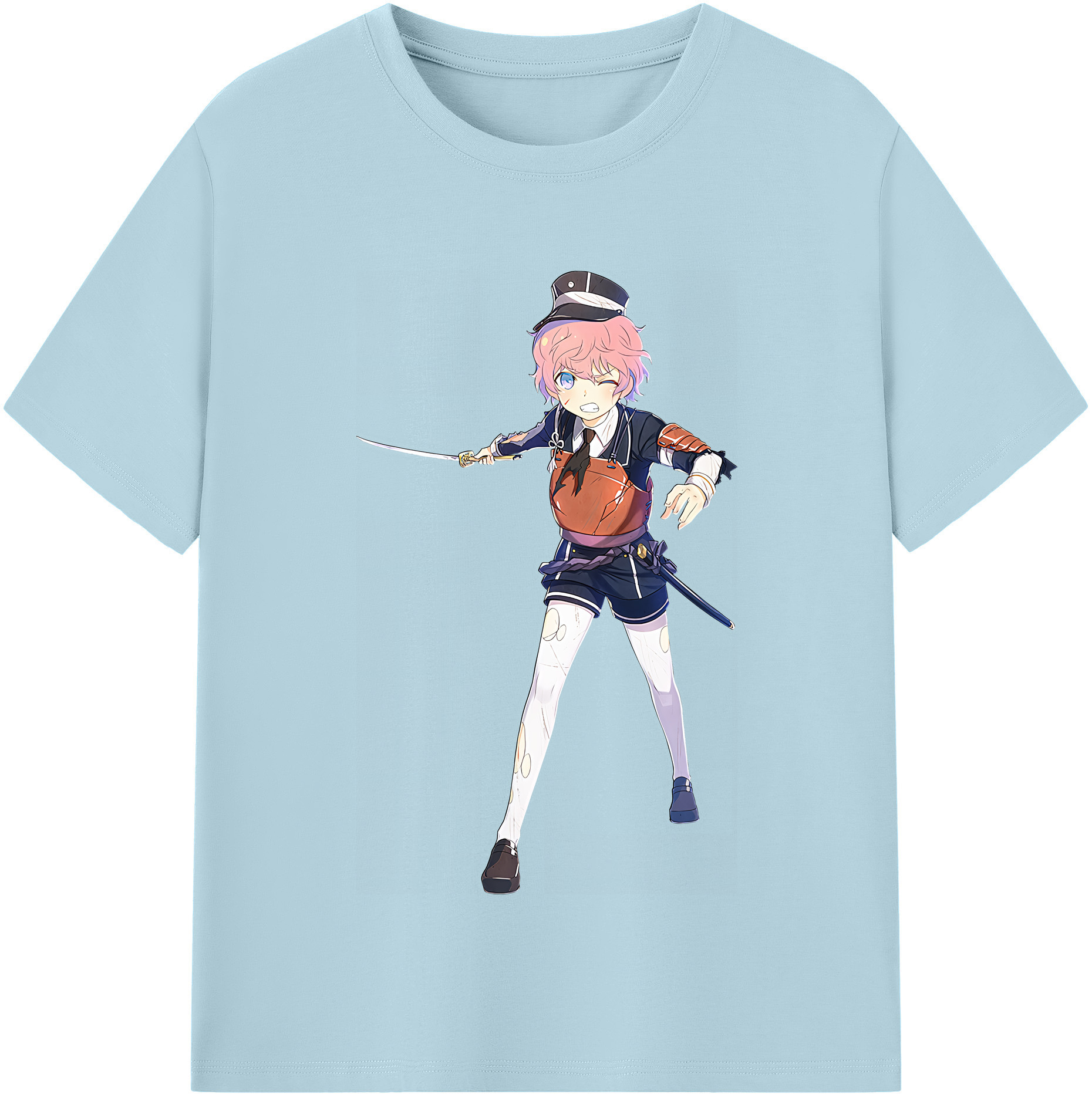 （画像用） 刀剣乱舞 Touken Ranbu 綿100％半袖Tシャツ（フロントプリント）